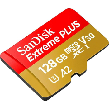 Card memorie SanDisk EXTREME PLUS MICROSDXC 128GB+SD/ADAPTER 200MB/S 90MB/S A2 C10 V3 SDSQXBD-128G-GN6MA Card memorie SanDisk EXTREME PLUS MICROSDXC 128GB+SD/ADAPTER 200MB/S 90MB/S A2 C10 V3 SDSQXBD-128G-GN6MA