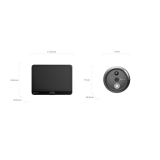 EZVIZ VIZOR WIRELESS 2MP IR3M SONERIE HP4   