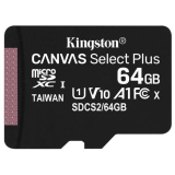 Card memorie Kingston 64GB MICROSDXC CANVAS SELECT/100R A1 C10 SP W/O ADAPTER SDCS2/64GBSP