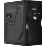 Carcasa Middle Tower Spacer Mercury Sursa 450W 2x USB 2.0 2x Jack 3.5mm black SPC-MERCURY