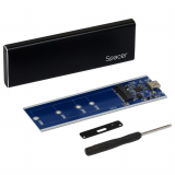 Rack extern Spacer SSD M.2 USB-C negru SPR-M2TYPEC-01