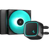 Cooler Deepcool LE300 MARRS, compatibil skt. Intel si AMD, racire cu lichid, ventilator 120 mm, 2250 rpm, iluminat verde, R-LE300-BKLNMG-G-1 (timbru verde 2.00 lei) 