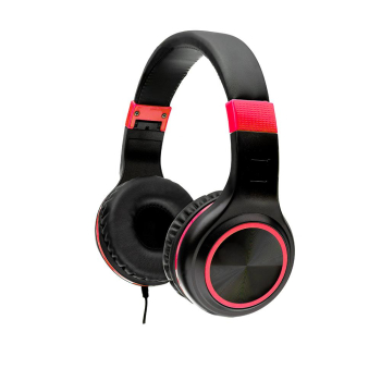 Casti cu micr. Spacer Pearl Red, cu fir SPHS-PEARL-RD