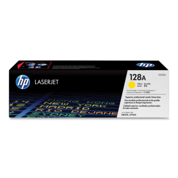 Cartus Toner HP Nr. 128A Yellow 1500 Pagini for Color LaserJet CM1415NF MFP, CM1415NFW MFP, CP1525N, CP1525NW CE322A
