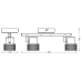 Osram DECOR SPOT CORK 2X3.4W 927 GU10 BK LEDV 000004058075828681