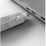 Cablu Lindy USB Type A Port Blocker Key, alb LY-40624
