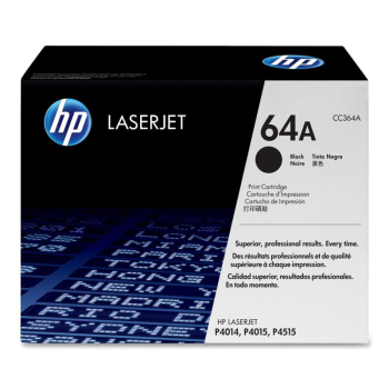 Cartus Toner HP Nr. 64A Black 10000 Pagini for LaserJet P4014, P4014DN, P4014N, P4015DN, P4015N, P4015TN, P4015X, P4515N, P4515TN, P4515X, P4515XM CC364A
