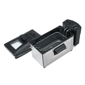 Friteuza Heinner HDF-1800SS , 1800W, 0.5 kg, 3 l, Argintiu Negru 
