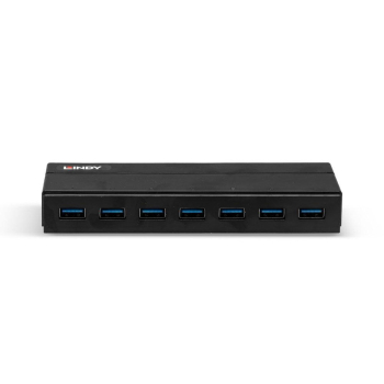 Charging Hub Lindy 7 Port USB 3.1, negru LY-43228   