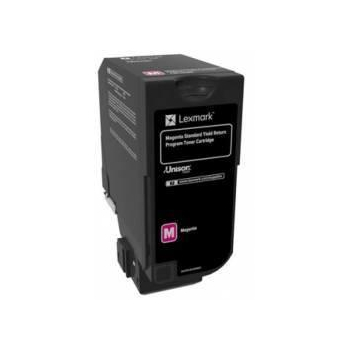 Lexmark RETURN-TONER CARTRIDGE MAGENTA/7K PAGES F. CS720/CS725/CX725 74C2SM0