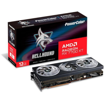 Placa video Powercolor PW Hellhound AMD Radeon RX 7700 XT 12GB RX7700XT 12G-L/OC