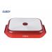 Heinner TAVA INALTA ALUMINIU 39.5x26CM, RED LINE HR-ZJH-39RL