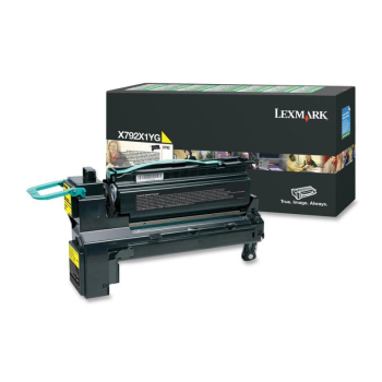 Lexmark RET. PROGR. TONER CARTR.YELLOW/YELLOW 20K PGS F/ X792 X792X1YG