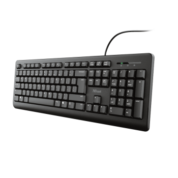 Tastatura Trust Primo cu fir, negru