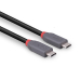 Cablu Lindy 0.8m USB4 Type C 40Gbps Anth LY-36956