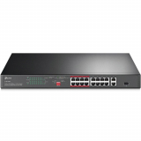 TPL SW 16P-POE ,2P-GB SFP UNMNGD RM