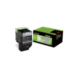 Cartus Toner Lexmark Nr. 802HK High Yield Return Program Black 4000 Pagini for CX410, CX510 80C2HK0