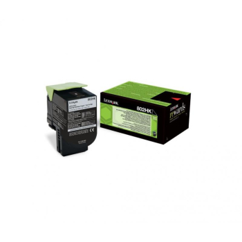 Cartus Toner Lexmark Nr. 802HK High Yield Return Program Black 4000 Pagini for CX410, CX510 80C2HK0