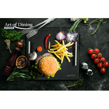 Heinner PLATOU ARDEZIE,PATR. MANERE INOX 30X30CM HR-JT-30P