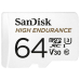 Card memorie SanDisk HIGH ENDURANCE MICROSDHC/64GB CARD WITH ADAPTER SDSQQNR-064G-GN6IA