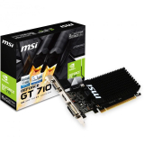 Placa Video MSI nVidia GeForce GT 710 2GB GDDR3 64 bit PCI-E x16 2.0 VGA DVI HDMI