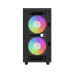 CARCASA DeepCool CH360, Mini Tower, ATX, fara sursa, 3xfan, USB 3.2 gen 1 x 1, USB 2.0 x 2, audio, PSU shroud, 4 sloturi expansiune, iluminare ARGB, negru, R-CH360-BKAPE3-G-1 (timbru verde 0.24lei 