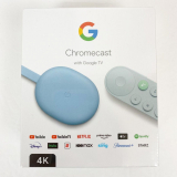 Google Chromecast TV, 4K, HDMI, Blue