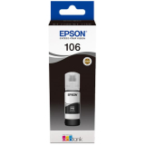 INK BOTTLE BLACK 106 70ML/ECOTANK C13T00R140 EPSON