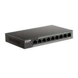 Switch D-Link SWT 9xRJ45 (8xPoE+802.3af/at) DSS-100E-9 DSS-100E-9P