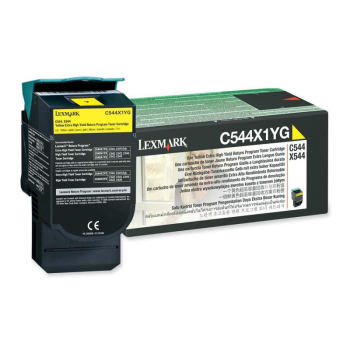 Lexmark RET. PROGR. TONER CARTR.YELLOW/YELLOW 4K PGS F/ C544/ X544 C544X1YG
