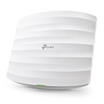 Router TP-LINK AC1350 Wireless Dual-Band Gigabit Ceiling Mount Access Point, Qualcomm, 450Mbps at 2.4GHz+867Mbps at 5GHz, EAP225   