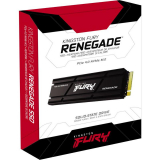 HDD / SSD Kingston 1000G FURY RENEGADE W//HEATSINKPCIE 4.0 NVME SSD SFYRSK/1000G