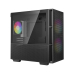 CARCASA DeepCool CH360, Mini Tower, ATX, fara sursa, 3xfan, USB 3.2 gen 1 x 1, USB 2.0 x 2, audio, PSU shroud, 4 sloturi expansiune, iluminare ARGB, negru, R-CH360-BKAPE3-G-1 (timbru verde 0.24lei 