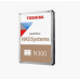 HDD NAS TOSHIBA N300 14TB CMR, 3.5'', 512MB, 7200RPM, SATA, TBW: 180