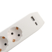 PRELUNGITOR SPACER SCHUKO x3 16A 3m WH PP-3-30-TC-USB
