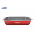 Heinner TAVA INALTA ALUMINIU 39.5x26CM, RED LINE HR-ZJH-39RL