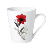 Vanora CANA PORTELAN 310 ML, RED FLOWERS VN-NE-FL310