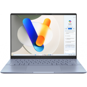 Laptop ASUS 14'' Vivobook S 14 OLED S5406SA, WUXGA, Procesor Intel Core Ultra 7 256V (12M Cache, up to 4.80 GHz), 16GB LPDDR5X, 1TB SSD, Intel Arc 140V, Win 11 Pro, Mist Blue S5406SA-QD106X