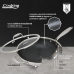 TIGAIE WOK INOX+CAPAC 30x8.5CM,TITANIUM3