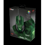 Mouse Trust GXT 781 Rixa 3200 DPI, verde