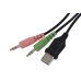 Casti cu micr. Spacer RGB, gaming, cu fi SPGH-PHANTOM