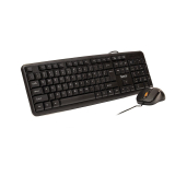 Kit Tastatura+Mouse Spacer Optic 3 butoane 2000dpi USB Tastatura Standard 104 taste SPDS-S6201