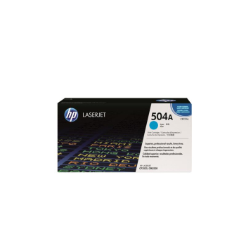 Cartus Toner HP Nr. 504A Cyan 7000 Pagini for Color LaserJet CM3530 MFP, CM3530FS MFP, CP3525DN, CP3525N, CP3525X CE251A
