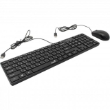 Kit Tastatura-Mouse Kit Genius Slimstar C126 cu fir, negru G-31330007400