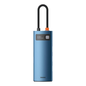 Docking Station Dock Baseus Type-C Metal Gleam, albastru WKWG000003