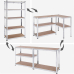 HR RAFT METALIC CU 5 POLITE 80*40*180 CM