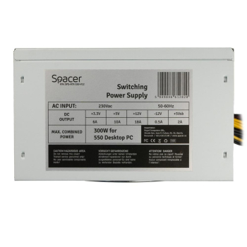 Sursa Spacer ATX 550, 300W V12 SPS-ATX-550-V12