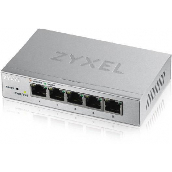 ZYXEL GS1200-5-EU0101F Zyxel GS1200-5, 5-port GbE Web Smart metal Switch, fanless