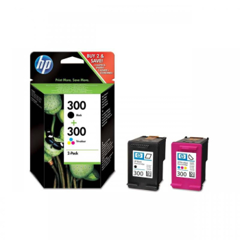 Pachet Cartuse Cerneala HP Nr. 300 Black/Color 200 Pagini for Deskjet D1660, Deskjet D2560, Deskjet D2660, Deskjet D5560, Deskjet F2420, Deskjet F2480, Deskjet F2492, Deskjet F4210, Deskjet F4280, Deskjet F4580, Photosmart C4680, Photosmart C4780 AIO CN63