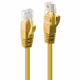 Cablu Lindy 1m Cat.6 U/UTP, Yellow LY-48062